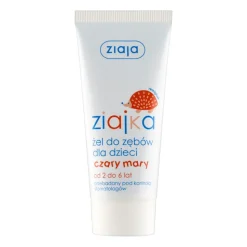 Ziaja Ziajka, czarodziejski żel do zębów dla dzieci, czary mary, 50 ml
