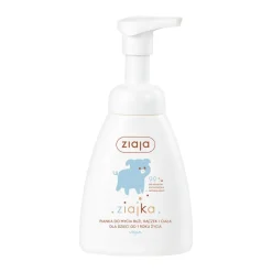 Ziajka, pianka do mycia buzi, rączek i ciała, od 1 r.ż., 250 ml