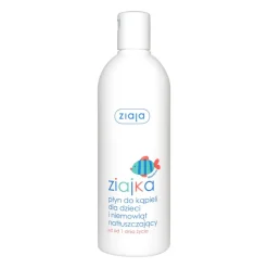 Ziajka, płyn do kąpieli dla dzieci i niemowląt, natłuszczający, od 1 dnia życia, 370 ml