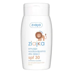 Ziajka, wodoodporna emulsja ochronna dla dzieci SPF 30, 125 ml