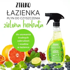 Zielko, Płyn do łazienki, zielona herbata, 500 ml
