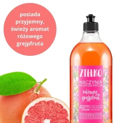 Zielko, Płyn do mycia naczyń, różowy grejpfrut, 1000 ml