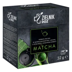 Zielnik DOZ Herbata zielona ze skórką mandarynki i limonki, z liśćmi mięty i dodatkiem herbaty Matcha, 32 g