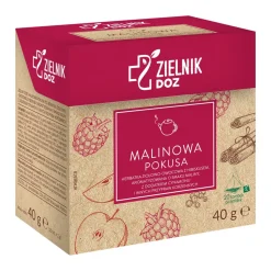 ZIELNIK DOZ Malinowa Pokusa, herbatka ziołowo-owocowa, 2 g, 20 szt.