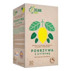 ZIELNIK DOZ Pokrzywa z cytryną, aromatyzowana herbatka ziołowo-owocowa, 2g x 30 szt.