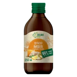 ZIELNIK DOZ Syrop Imbir z cytryną i miodem, 250 ml