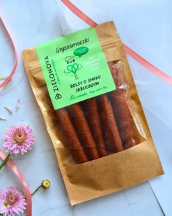 Zielonova Gryzosmaczki, rollsy jabłkowe, 50 g
