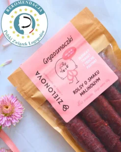Zielonova Gryzosmaczki, rollsy malinowe, 50 g
